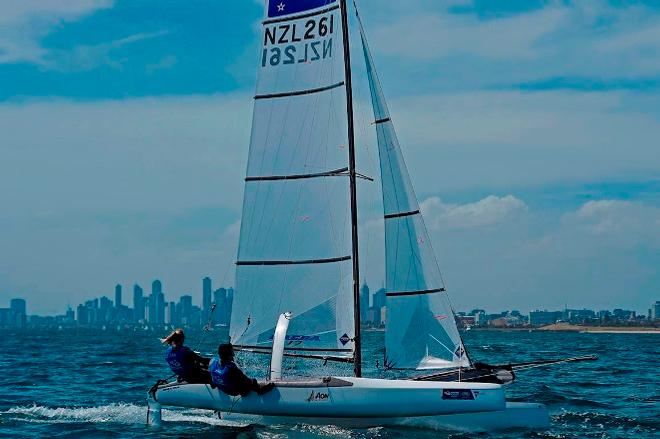 Nacra sailors - Sailing World Cup Final © Sport the Library http://www.sportlibrary.com.au